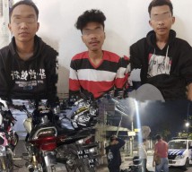 Terciduk Saat Balapan, Motor Tiga Pemuda Diangkut Polisi