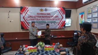 Survey Tim Eksternal IAIN Madura, Masyarakat Puas Atas Kinerja 6 Pelayanan Publik di Polres Pamekasan