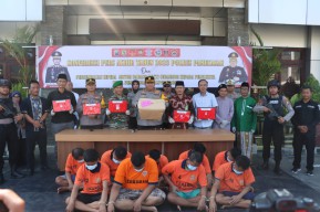 Tahun 2023, Angka Gangguan Kamtibmas di Pamekasan Turun 28,11 Persen