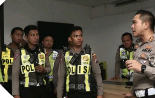 Ini Fungsi Polisi di Surabaya Dilengkapi Body Cam