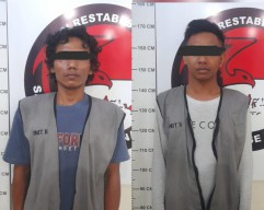 Dua Warga Gubeng Surabaya Dibekuk Polisi di Rest Area Probolinggo