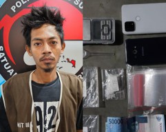 Parah, Area Polsek Dijadikan Tempat Meranjau Sabu oleh Pria Surabaya ini