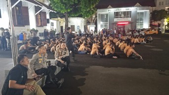 Kopdar, Ratusan Pesilat Diamankan Polrestabes Surabaya