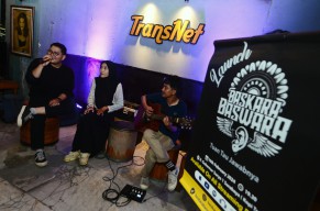 Band Baskara Baswara Launching di Cafe Transnet Reborn