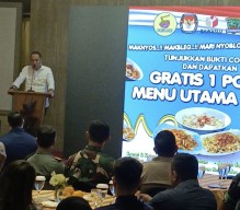 Gunakan Hak Pilih, Coblos Datangi Tenant Makan Gratis, Kerjasama Apkrindo dan Polrestabes