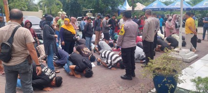 Balap Liar di Argopuro Dibubarkan Polsek Sawahan, Puluhan Pemuda Diamankan