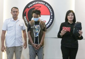 Ekonomi jadi Alasan Pengedar Sabu yang Dibekuk Polrestabes Surabaya