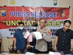 Jelang Lebaran 2024 Marak Uang Palsu, Polsek Gubeng Amankan Dua Pelaku