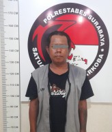 Pria di Surabaya Pilih Depan Sekolahan untuk Ranjau Sabu