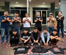 7 Oknum Pesilat Lakukan Pukulan di Surabaya dan Rusak Banner