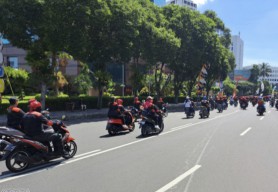 Tilang ETLE Tindak Ratusan Peserta May Day yang Melanggar di Surabaya