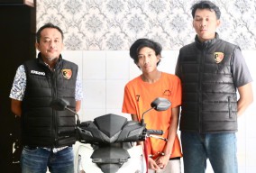 Satu dari Dua Pencuri Motor di Hotel Cleo Dibekuk Polsek Genteng