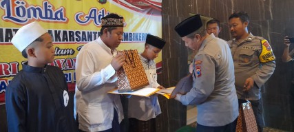 Polsek Lakarsantri Adakan Lomba Muadzin, Sambut Hari Bhayangkara