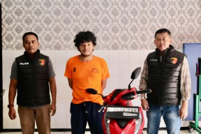 Pria yang Ditangkap Polsek Genteng ini Pernah Mencuri Disamping Mapolsek