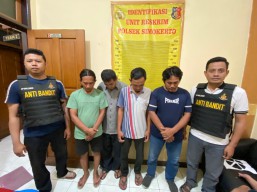 Bermain Judol, 4 Pelaku Diamankan Polsek Simokerto