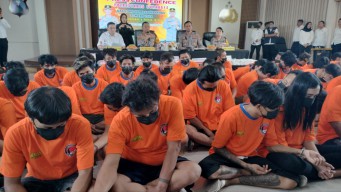 Tumpas Narkoba, Polrestabes Surabaya Sita 16 Kilo Sabu, 3 Kilo Ganja dengan 83 Tersangka