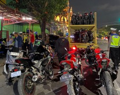 Satlantas Polrestabes Surabaya Tindak Ratusan Motor Balap Liar Kedung Cowek