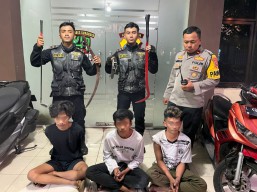 Tiga Remaja dari Dua Gengster Diamankan Respati Polrestabes Surabaya, Live dari Kapasari