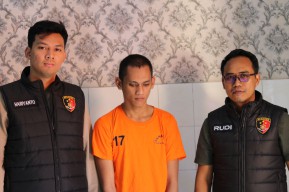 Hirup Udara Segar Sesaat, Buron Curi Motor Dibekuk Polsek Genteng,