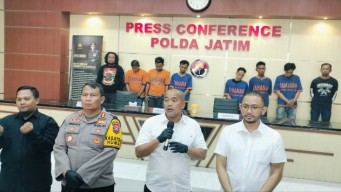 Tujuh Pencuri Motor Dibekuk Jatanras Polda Jatim, 1 Ditembak Mati Usai Melawan