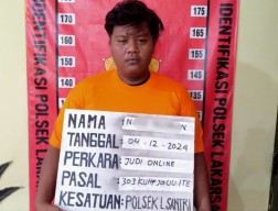 Judol, Penjual Mie Ayam Diamankan Polsek Lakarsantri
