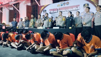 Belasan Unit Motor Disita Polrestabes Surabaya Dari 19 Pelaku Pencurian Dalam 12 Hari Saja