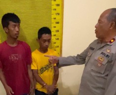 Kabur Dikejar Polsek Simokerto, Motor Ditendang Dua Maling Dibekuk