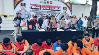 Polrestabes Surabaya Bekuk 26 Pelaku Kejahatan Jalanan Termasuk Jambret Viral 3 Kali Beraksi