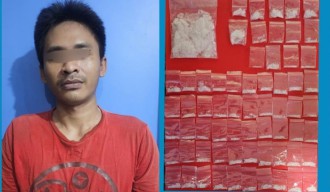 Miliki 65 Poket, Satresnarkoba Polres Tanjung Perak Amankan Kurir Sabu Asal Sidoarjo