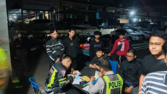 Satlantas Polres Blitar Kota Tindak Tegas 53 Pemotor Berknalpot Brong