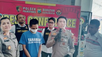 Ngaku 20 Kali Aksi, Jambret Pasar Turi asal Sampang Dibekuk