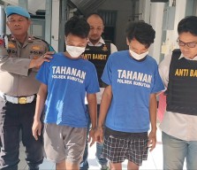 Dua Jambret HP Pos Bg Junction Residivis Narkoba dan Curanmor, Mendekam di Polsek Bubutan