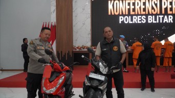 Satreskrim Polres Blitar Amankan 9 Pelaku Pengeroyokan