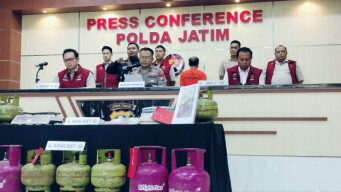 Pengoplos LPG Subsidi Diamankan Direskrimsus Polda Jatim, 1 Tersangka Diamankan