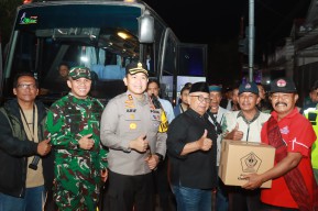 Polres Blitar Pastikan Harkamtibmas Blitar Raya Kondusif, Bersama TNI, Pemkab dan Masyarakat Patroli Skala Besar