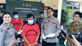 Belasan Kali Curi Motor Lama, Penjual Pentol Dibekuk Polsek Rungkut