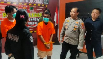 Polsek Wonokromo Bekuk Maling Motor Diteras Rumah Gubeng Kertajaya