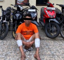 Polsek Sukolilo Surabaya Kembali Tembak Residivis Pencuri Motor asal Wonosari