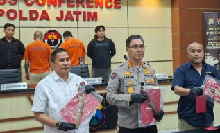 Jatanras Ditreskrimum Polda Jatim Bekuk Spesialis Perampok Minimarket Lintas Kota