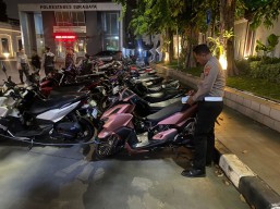 Puluhan Motor Diamankan Polestabes Surabaya Jelang Tahun Baru