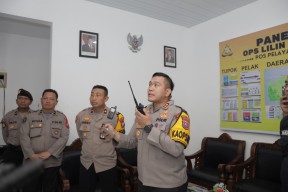 Kapolres Blitar Laksanakan Pengecekan Kesiapsiagaan Personel Ops Lilin Semeru 2025