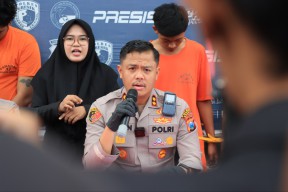 Polres Gresik Hadiahi Timah Panas Satu Anggota Gangster Bersenjata Tajam