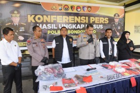 Bekuk 3 Tersangka Curanmor, Polres Bondowoso Sita 11 Unit Motor