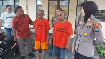 Dua Pria Mendekam di Polsek Mulyorejo Gegara ini