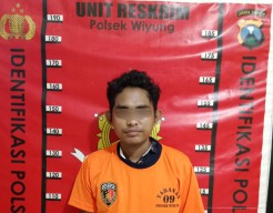 Bandit Motor Dibekuk Polsek Wiyung, Residivis Bulak Jaya Dua Kali Dipenjara