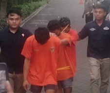 Tiga Pencuri Motor asal Bangkalan yang Dibekuk Jatanras Surabaya Miliki Pistol