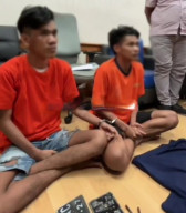 Residivis Omben dan Tenggumung Terekam CCTV, Curi  Motor di Margorukun Ditangkap Polsek Bubutan 