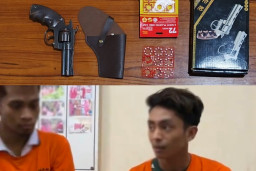 Polsek Genteng Bekuk Pelaku Curanmor Bersenpi, Beraksi di Warkop Bening 
