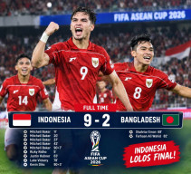 5 Gol Baker, 9 Gol Indonesia! Bangladesh Dibungkam, Garuda Terbang ke Final
