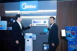 Midea Paling Ideal Tiba di Surabaya, Kenalkan Ekosistem AI SMART MASTER